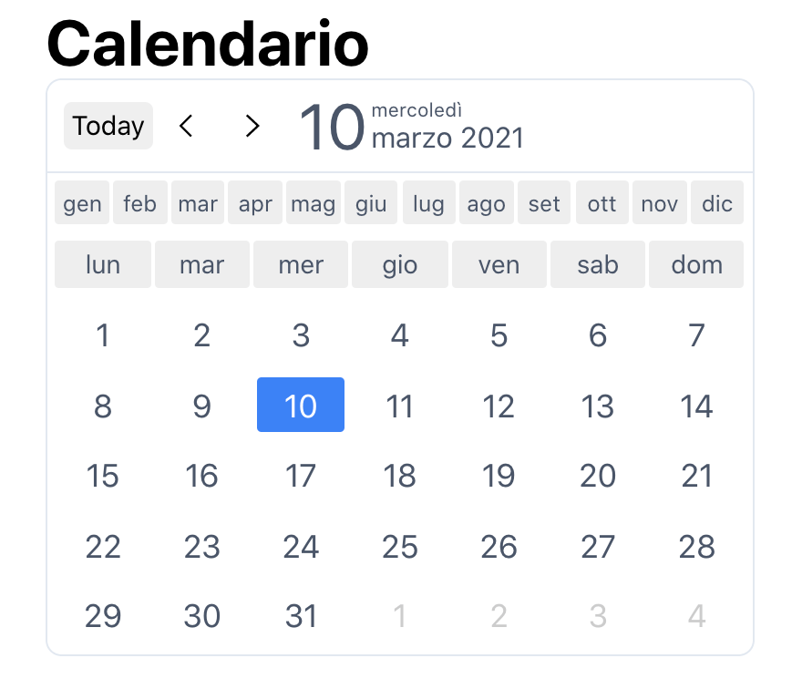 calendario